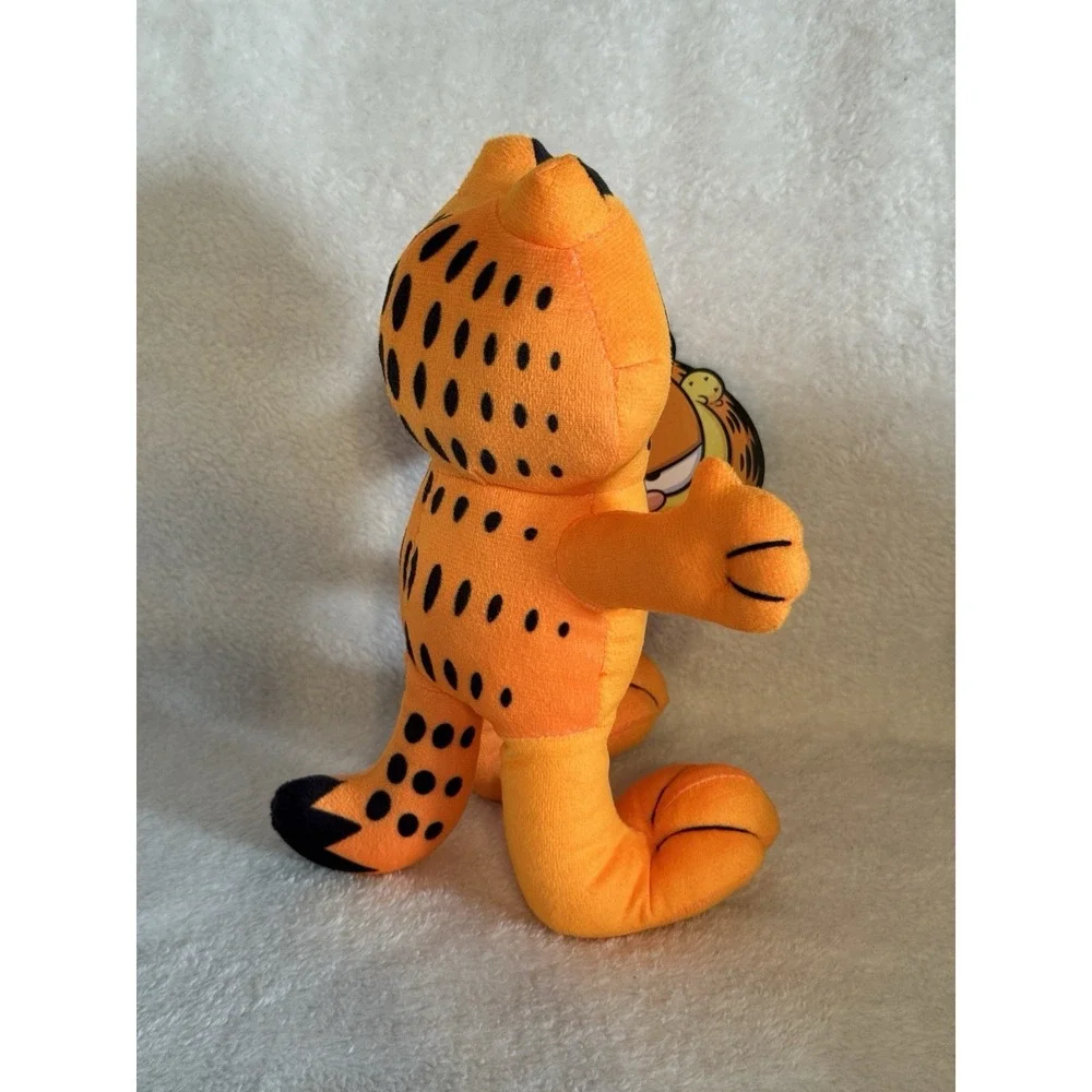 Toy Factory Garfield Orange Neon Plush Stuffed Animal Toy 9